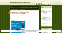 Desktop Screenshot of nonlinearhistorynut.wordpress.com