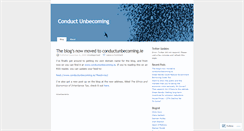 Desktop Screenshot of conductunbecoming.wordpress.com