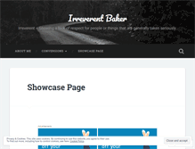 Tablet Screenshot of irreverentbaker.wordpress.com