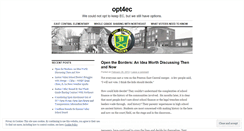 Desktop Screenshot of opt4ec.wordpress.com