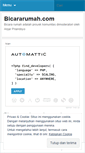 Mobile Screenshot of bicararumah.wordpress.com