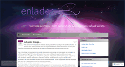 Desktop Screenshot of enlades.wordpress.com