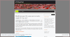 Desktop Screenshot of lfckopchat.wordpress.com