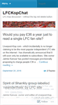 Mobile Screenshot of lfckopchat.wordpress.com