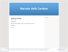 Tablet Screenshot of marceloabibcardoso.wordpress.com