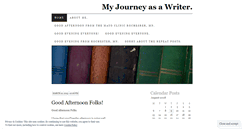 Desktop Screenshot of myjourneyasawriter.wordpress.com