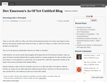 Tablet Screenshot of dovemerson.wordpress.com