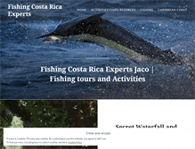 Tablet Screenshot of fishingcostaricaexperts.wordpress.com