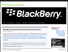 Tablet Screenshot of elpanaberry.wordpress.com