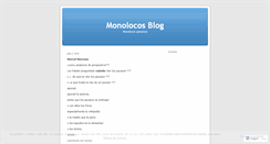 Desktop Screenshot of monolocos.wordpress.com