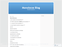 Tablet Screenshot of monolocos.wordpress.com