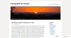 Desktop Screenshot of comingwiththeclouds.wordpress.com