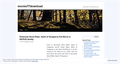 Desktop Screenshot of movies77download.wordpress.com