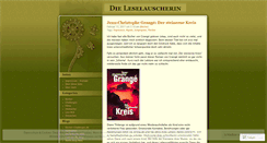 Desktop Screenshot of leselauscherin.wordpress.com