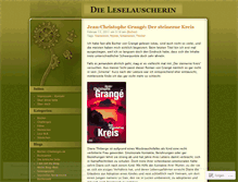 Tablet Screenshot of leselauscherin.wordpress.com