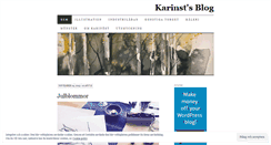 Desktop Screenshot of karinst.wordpress.com