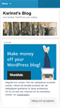 Mobile Screenshot of karinst.wordpress.com