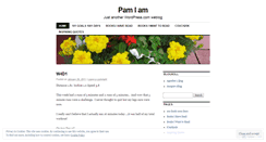 Desktop Screenshot of iampam.wordpress.com