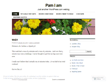 Tablet Screenshot of iampam.wordpress.com