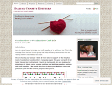 Tablet Screenshot of halifaxcharityknitters.wordpress.com