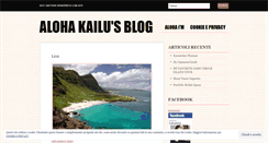 Desktop Screenshot of kailualoha.wordpress.com