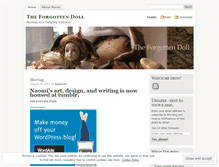 Tablet Screenshot of forgottendoll.wordpress.com