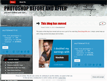 Tablet Screenshot of photoshopbeforeandafter.wordpress.com