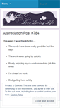 Mobile Screenshot of lovelivingyourlife.wordpress.com