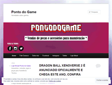 Tablet Screenshot of pontodogame.wordpress.com