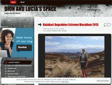 Tablet Screenshot of dionandlucja.wordpress.com