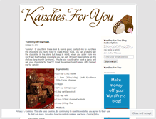 Tablet Screenshot of kandies4you.wordpress.com