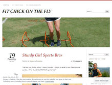 Tablet Screenshot of fitchickonthefly.wordpress.com