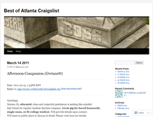 Tablet Screenshot of craigslistvictim.wordpress.com