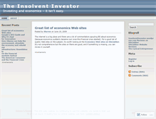 Tablet Screenshot of insolventinvestor.wordpress.com