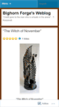 Mobile Screenshot of bighornforge.wordpress.com