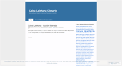 Desktop Screenshot of lacaixalaietana.wordpress.com