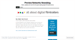 Desktop Screenshot of filmtrailer.wordpress.com