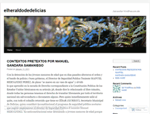 Tablet Screenshot of elheraldodedelicias.wordpress.com
