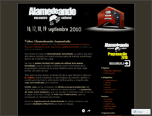 Tablet Screenshot of alamedeando2010.wordpress.com