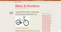 Desktop Screenshot of bike2u.wordpress.com