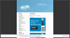 Desktop Screenshot of kitchentables.wordpress.com