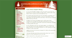 Desktop Screenshot of adaptiveskilessons.wordpress.com