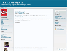 Tablet Screenshot of lambrights.wordpress.com