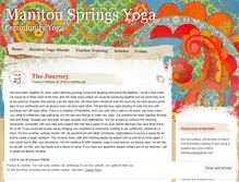 Tablet Screenshot of manitouyoga.wordpress.com