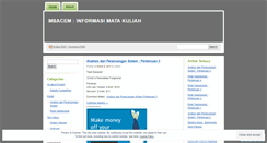 Desktop Screenshot of mbacem.wordpress.com