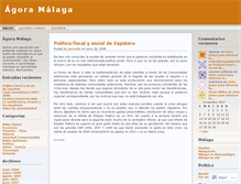 Tablet Screenshot of agoramalaga.wordpress.com