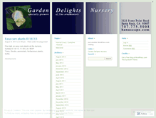 Tablet Screenshot of gardendelightsnursery.wordpress.com