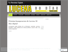 Tablet Screenshot of lucena30dias.wordpress.com