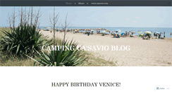 Desktop Screenshot of campingcasavio.wordpress.com