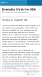 Mobile Screenshot of everydaylifeintheusa.wordpress.com